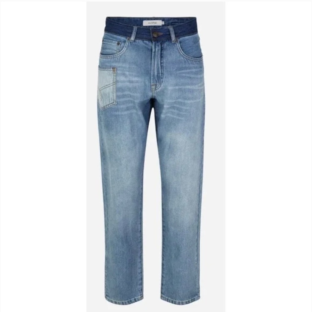 MUNTHE Designer Reeta Jeans  – Blue Sustainable - Anthropology Euro Size 40 Sz M